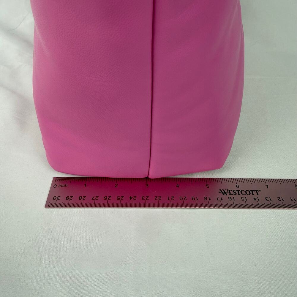 A New Day Pink Puffer Quilted Shiny Barbie Core Hand Bag Purse NWT. - Picture 13 of 15
